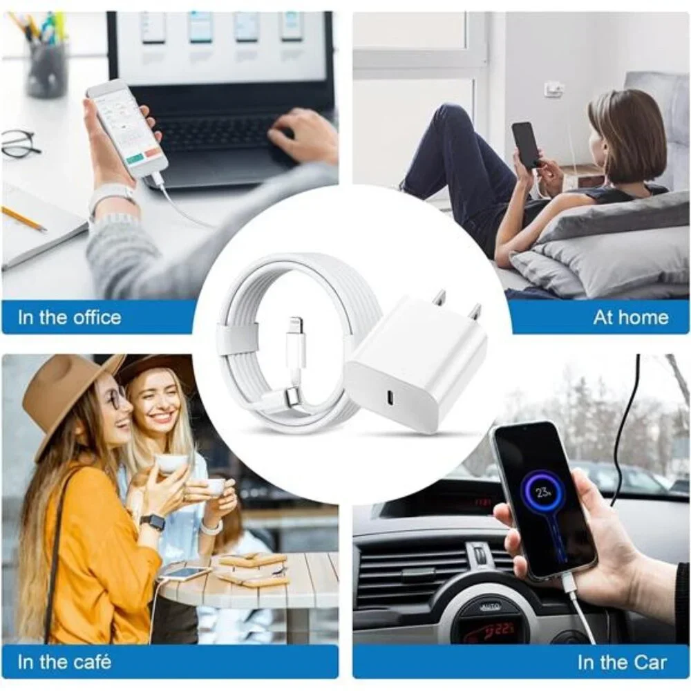6. iPhone Charger Fast Charging,20W PD USB C Wall Charger